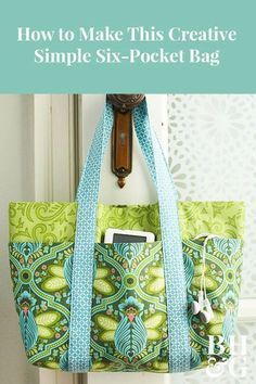 Make Your Own Simple Six-Pocket Bag - Make Your Own Simple Six-Pocket Bag -   17 diy Bag with pockets ideas