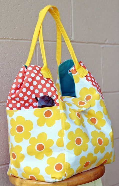 Vacation Tote with Flap and More pockets - Gingercake - Vacation Tote with Flap and More pockets - Gingercake -   17 diy Bag with pockets ideas