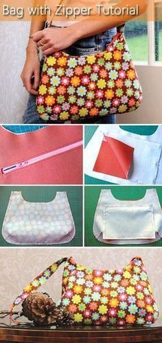 Bag with zipper. Sew Tutorial - Bag with zipper. Sew Tutorial -   17 diy Bag with zipper ideas
