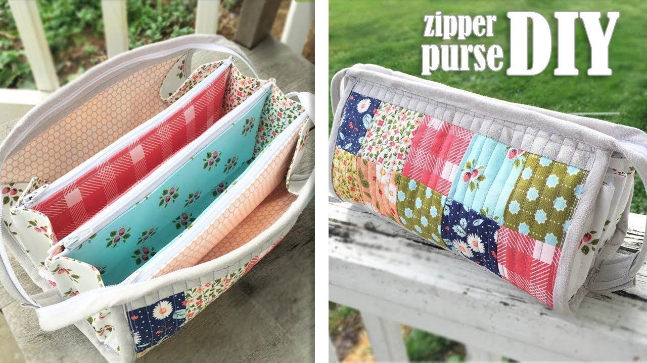 DIY TRIPLE ZIPPER POUCH BAG CUY & SEW // Popular Design Purse Bag Summer 2019 - DIY TRIPLE ZIPPER POUCH BAG CUY & SEW // Popular Design Purse Bag Summer 2019 -   17 diy Bag with zipper ideas
