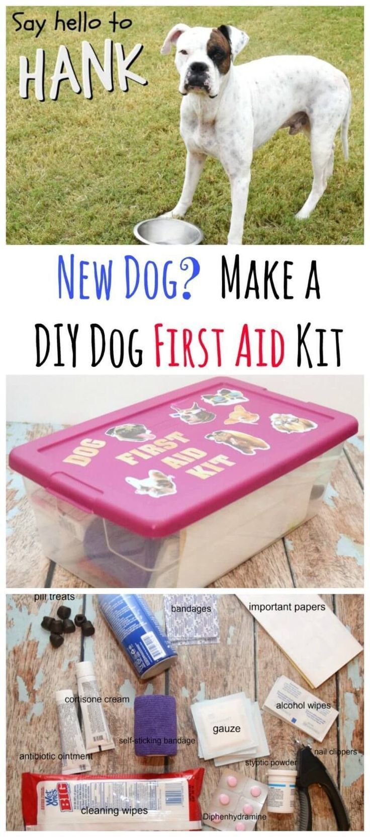 New Dog & DIY Dog First Aid Kit | The TipToe Fairy - New Dog & DIY Dog First Aid Kit | The TipToe Fairy -   17 diy Dog training ideas