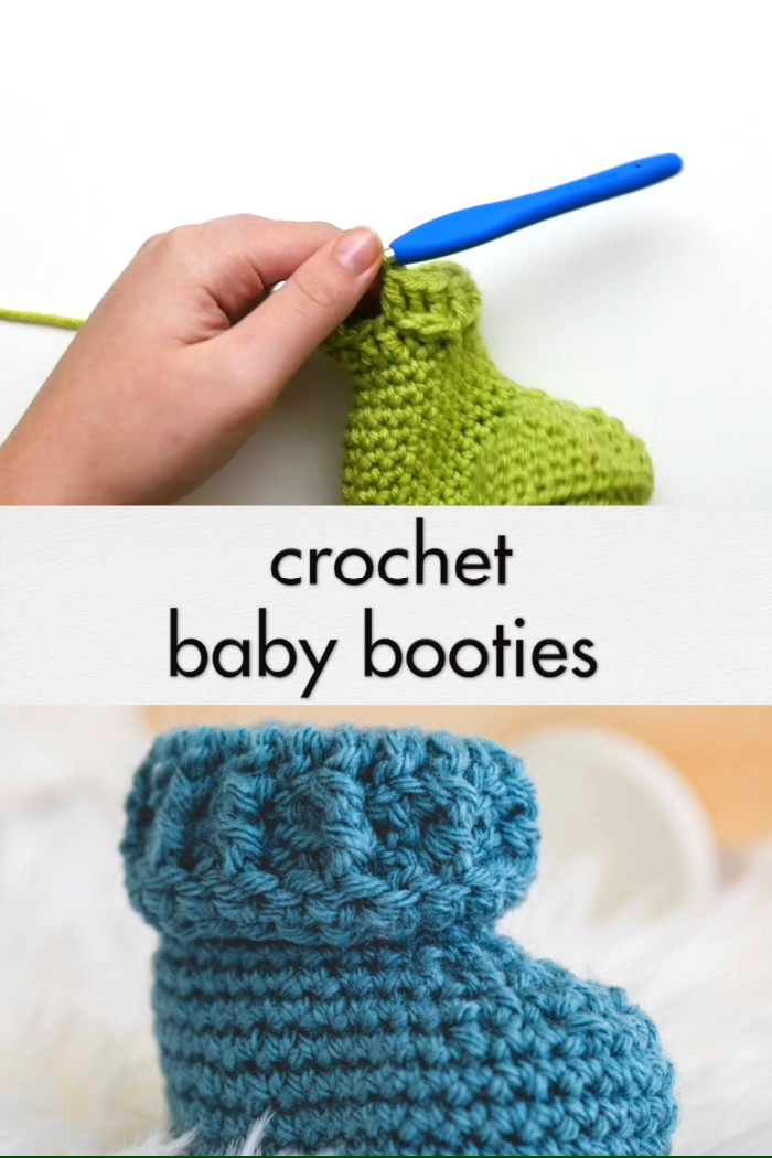 Crochet Parker Baby Booties - free pattern - Crochet Parker Baby Booties - free pattern -   17 diy Easy baby ideas