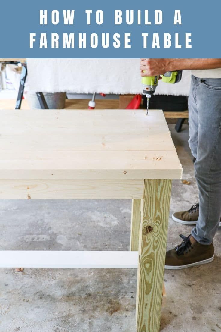 HOW TO BUILD A FARMHOUSE TABLE THE CHEAP AND EASY WAY - HOW TO BUILD A FARMHOUSE TABLE THE CHEAP AND EASY WAY -   17 diy Easy table ideas