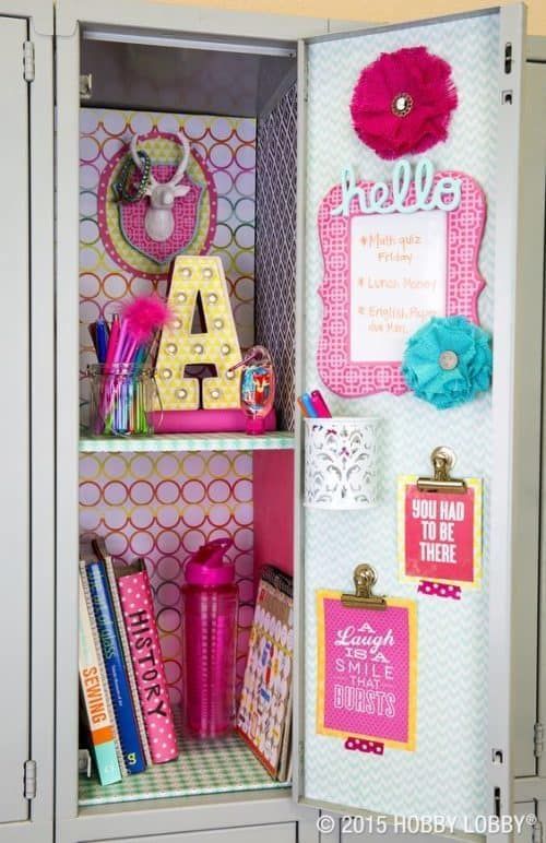 Locker Ideas for the Coolest Kid in the Hall - Locker Ideas for the Coolest Kid in the Hall -   17 diy For Teens organization ideas