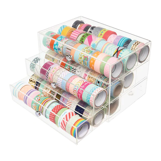 Three-Drawer Washi Organizer By Recollections™ - Three-Drawer Washi Organizer By Recollections™ -   17 diy For Teens organization ideas