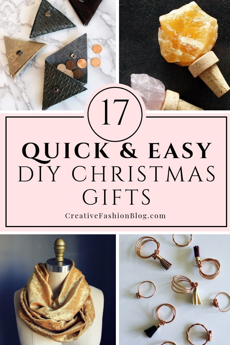 17 Quick And Easy DIY Christmas Gifts You Can Totally Make - Creative Fashion Blog - 17 Quick And Easy DIY Christmas Gifts You Can Totally Make - Creative Fashion Blog -   17 diy Gifts for women ideas