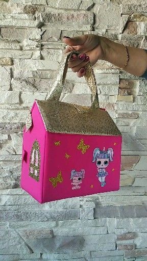 Lol doll,lol surprise,Portable Dollhouse,Children's Handbag,LOL Dolls Storage Bag, Personalised Toy - Lol doll,lol surprise,Portable Dollhouse,Children's Handbag,LOL Dolls Storage Bag, Personalised Toy -   17 diy House out of boxes ideas