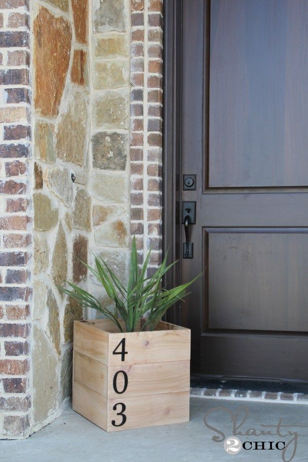 DIY Cedar Planter Box - Shanty 2 Chic - DIY Cedar Planter Box - Shanty 2 Chic -   17 diy House out of boxes ideas