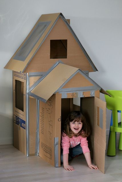 Playhouse - Playhouse -   17 diy House out of boxes ideas