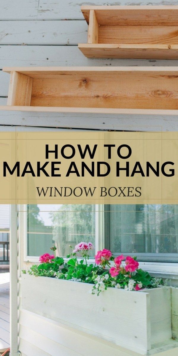 Easy Flower Window Box DIY | Katusha Henderson Blog - Easy Flower Window Box DIY | Katusha Henderson Blog -   17 diy House out of boxes ideas