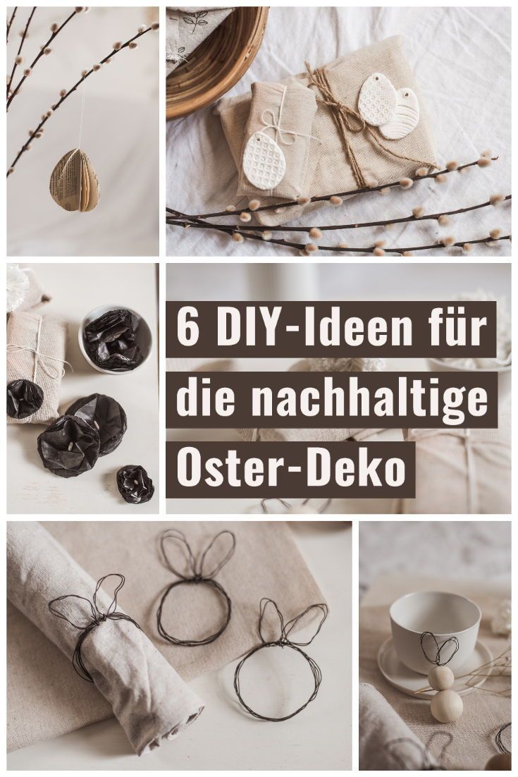 Nachhaltige Oster-Deko: 6 Zero Waste DIY-Ideen - Nachhaltige Oster-Deko: 6 Zero Waste DIY-Ideen -   17 diy Ideen schnelle ideas