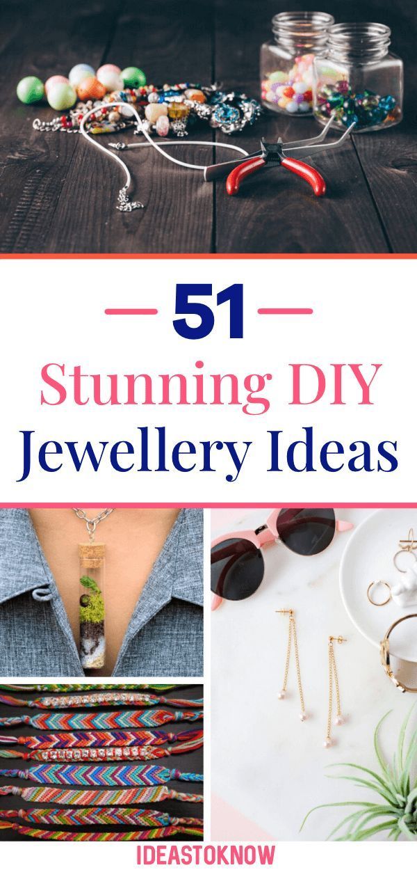51 Ideas for DIY Jewelry You'll Actually Want to Wear - Ideas To Know - 51 Ideas for DIY Jewelry You'll Actually Want to Wear - Ideas To Know -   17 diy Jewelry for teens ideas