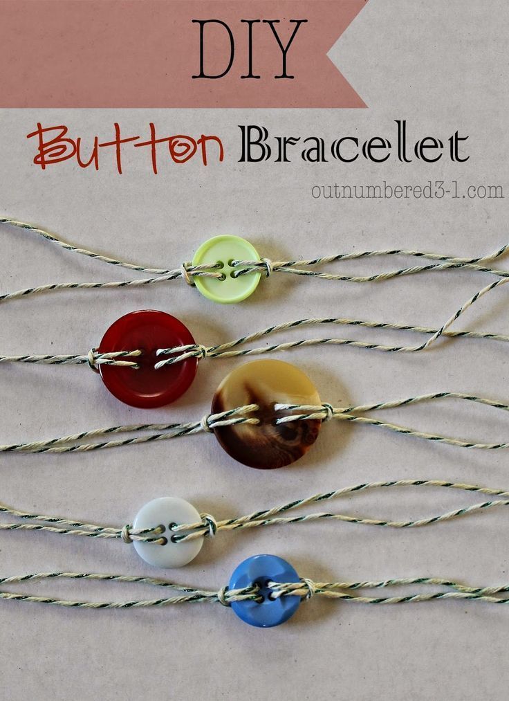 DIY Button Bracelets - DIY Button Bracelets -   17 diy Jewelry for teens ideas