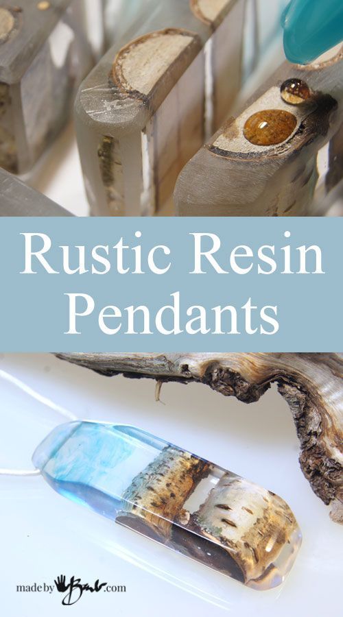 Resin Pendants How to cast shape and finish your own rustic jewelry - Resin Pendants How to cast shape and finish your own rustic jewelry -   17 diy Jewelry resin ideas
