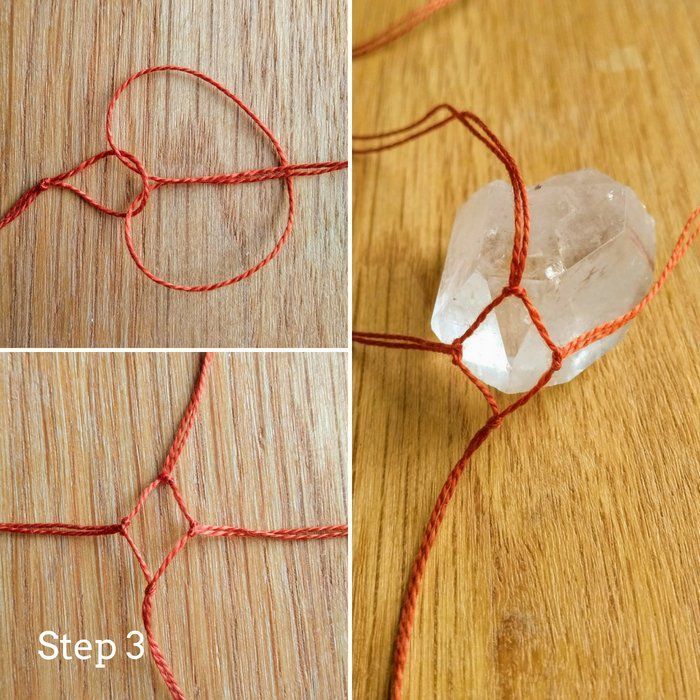 Easy Macrame Crystal Pendant | Golden Age Beads - Easy Macrame Crystal Pendant | Golden Age Beads -   17 diy Jewelry vintage ideas