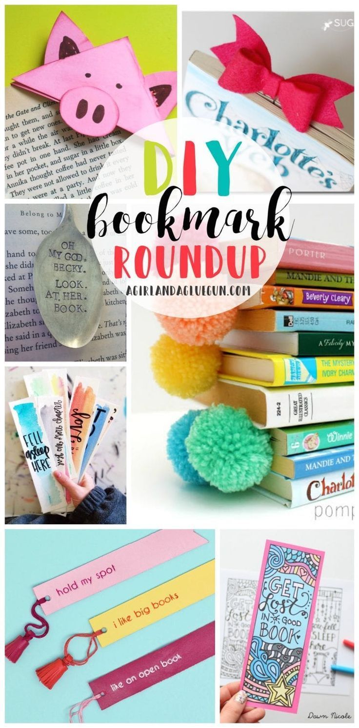 Totally Awesome DIY Bookmarks - A girl and a glue gun - Totally Awesome DIY Bookmarks - A girl and a glue gun -   17 diy Kids bookmarks ideas