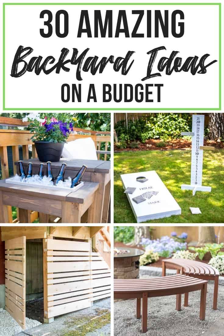 30 Amazing Backyard Ideas on a Budget - 30 Amazing Backyard Ideas on a Budget -   diy Outdoor projects