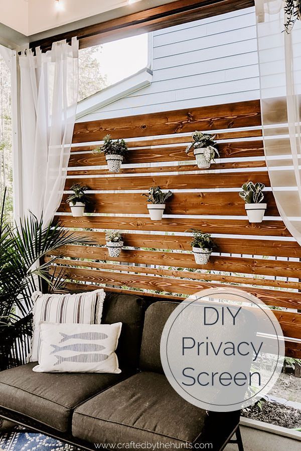 DIY Privacy Screen - DIY Privacy Screen -   17 diy Outdoor projects ideas