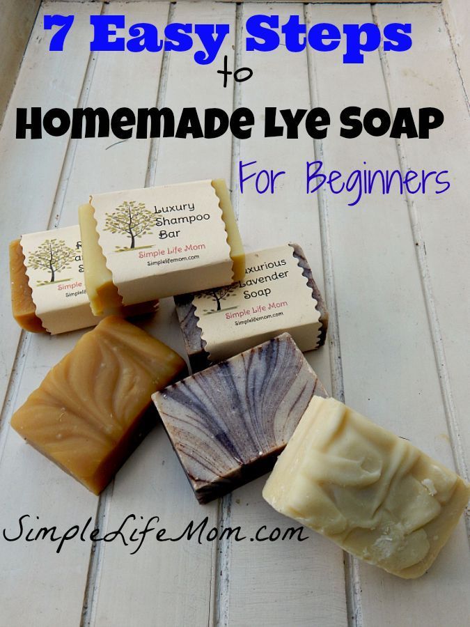 7 Easy Steps to Homemade Lye Soap for Beginners | Simple Life Mom - 7 Easy Steps to Homemade Lye Soap for Beginners | Simple Life Mom -   17 diy Soap for beginners ideas