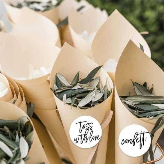 17 diy Wedding confetti ideas