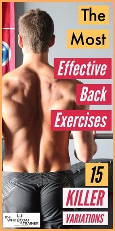 The Most Effective Back Exercises [15 Killer Variations] - The White Coat Trainer - The Most Effective Back Exercises [15 Killer Variations] - The White Coat Trainer -   17 fitness Mens home ideas