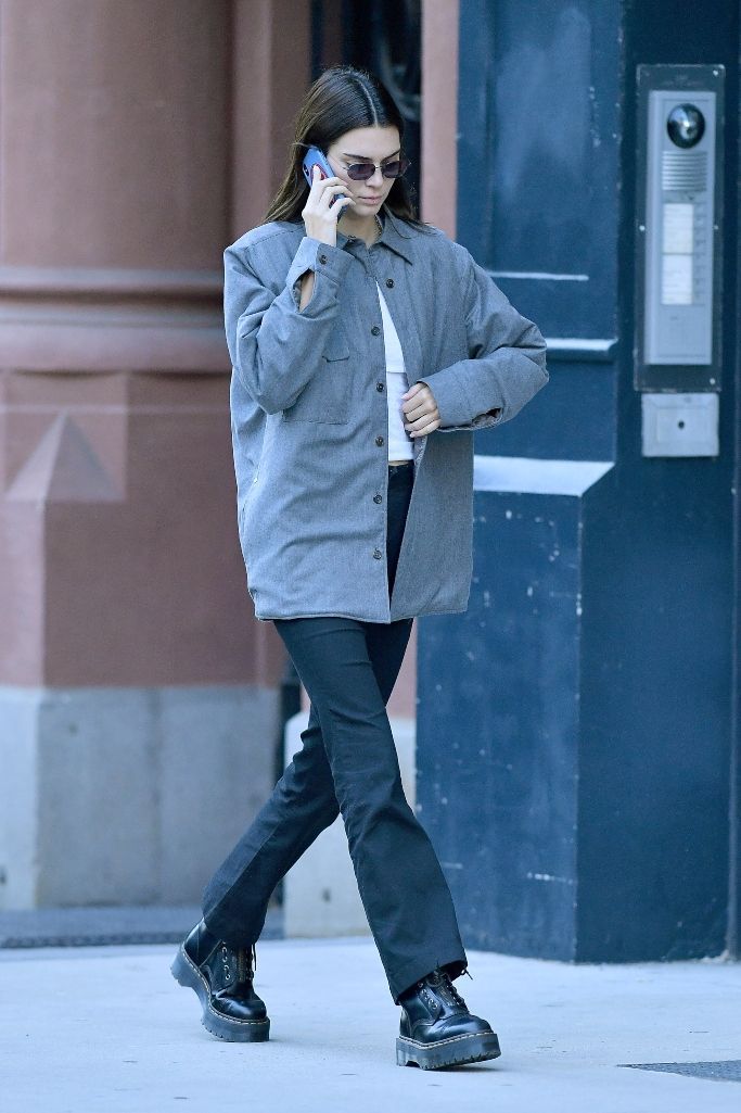 Kendall Jenner Styles Zip-Up Stompers With a Low-Key Look in NYC - Kendall Jenner Styles Zip-Up Stompers With a Low-Key Look in NYC -   17 kendall jenner style Street ideas