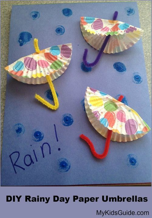 Craft for Kids: DIY Rainy Day Paper Umbrellas - My Kids Guide - Craft for Kids: DIY Rainy Day Paper Umbrellas - My Kids Guide -   17 rainy day diy For Teens ideas
