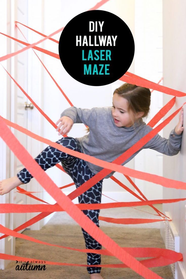 DIY hallway laser maze {indoor fun for kids} - It's Always Autumn - DIY hallway laser maze {indoor fun for kids} - It's Always Autumn -   17 rainy day diy For Teens ideas