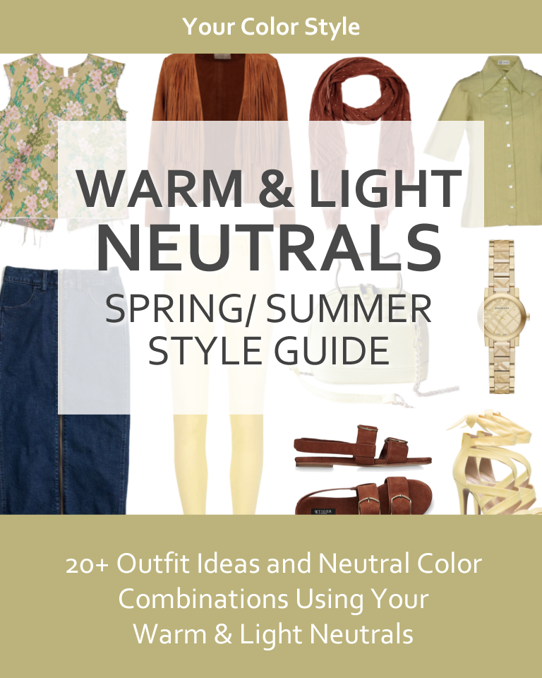 Warm and Light Neutrals Style Guide - Spring/Summer - Your Color Style - Warm and Light Neutrals Style Guide - Spring/Summer - Your Color Style -   17 style Guides pdf ideas