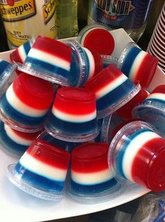 4th of July Jello Shots - 4th of July Jello Shots -   18 4th of july party ideas