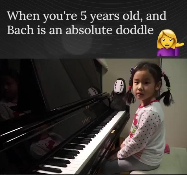 5 Years Old Anke Chen Plays Bach - 5 Years Old Anke Chen Plays Bach -   18 beauty Life song ideas