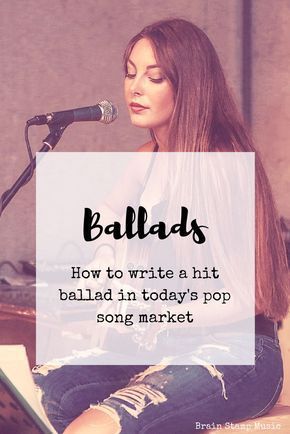 How to Write an Awesome Ballad: 4 Tips for Songwriters Who Love Ballads - How to Write an Awesome Ballad: 4 Tips for Songwriters Who Love Ballads -   18 beauty Life song ideas