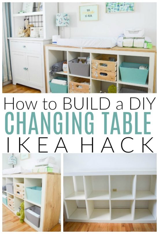 How to make a DIY Changing Table with an Ikea Hack - How to make a DIY Changing Table with an Ikea Hack -   18 diy Baby changing table ideas