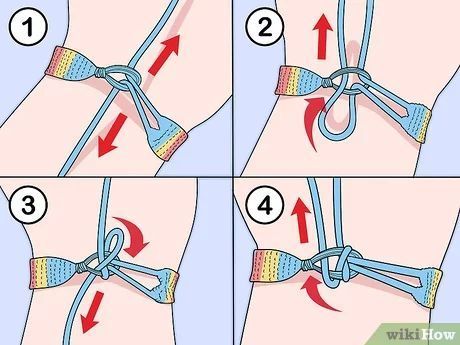 How to Tie Friendship Bracelets - How to Tie Friendship Bracelets -   18 diy Bracelets with yarn ideas