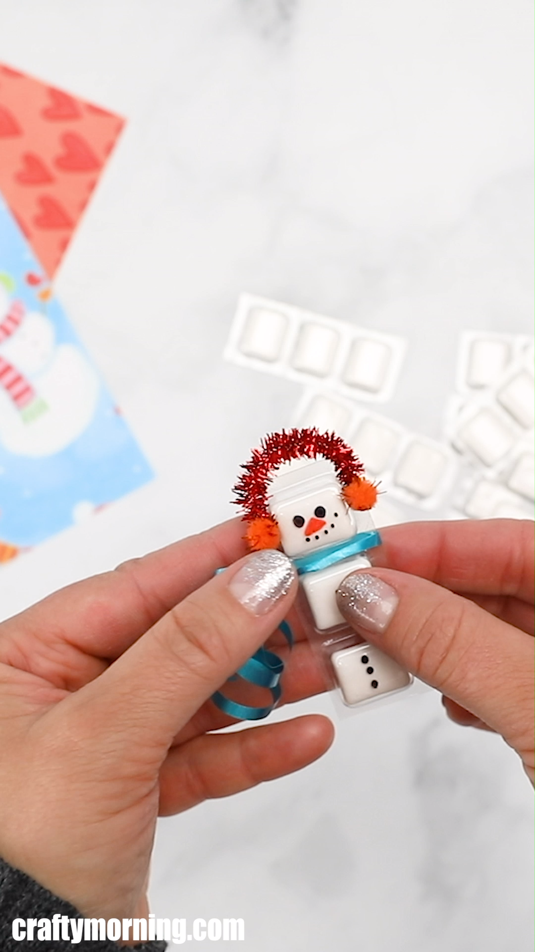 Gum Snowmen Gifts - Gum Snowmen Gifts -   18 diy Crafts for teachers ideas