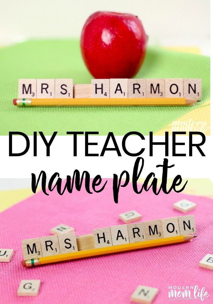 DIY Personalized Teacher Gift - Modern Mom Life - DIY Personalized Teacher Gift - Modern Mom Life -   18 diy Crafts for teachers ideas