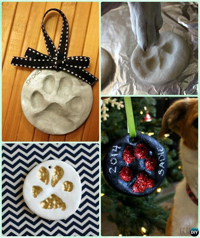 DIY Puppy Paw Print Craft Ideas Projects [Instructions] - DIY Puppy Paw Print Craft Ideas Projects [Instructions] -   18 diy Dog christmas ideas