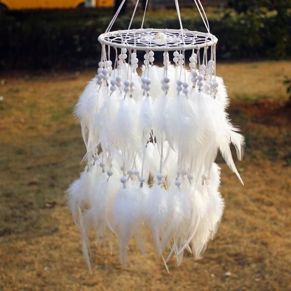 18 diy Dream Catcher chandelier ideas