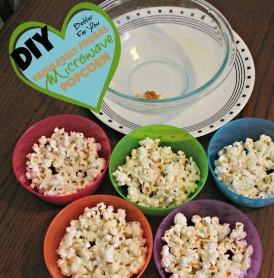 DIY: Microwave Popcorn - DIY: Microwave Popcorn -   18 diy Food microwave ideas
