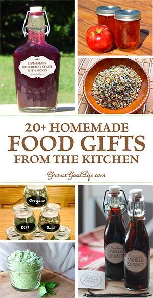 20+ Homemade Food Gifts from the Kitchen - 20+ Homemade Food Gifts from the Kitchen -   18 diy Gifts food ideas