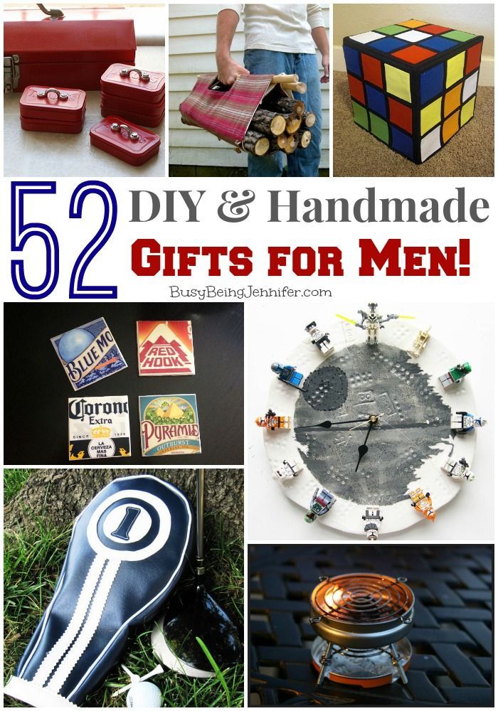 52 DIY Gifts for Men! - Busy Being Jennifer - 52 DIY Gifts for Men! - Busy Being Jennifer -   18 diy Gifts for guys ideas