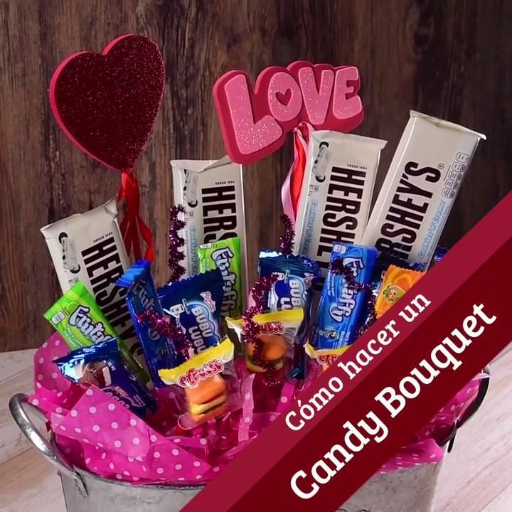 C?mo hacer un candy bouquet - C?mo hacer un candy bouquet -   18 diy Gifts for guys ideas
