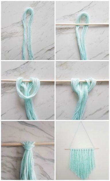 How to Make an Easy DIY Wall Hanging with Yarn - A Quick & Easy DIY - How to Make an Easy DIY Wall Hanging with Yarn - A Quick & Easy DIY -   18 diy Kids decor ideas
