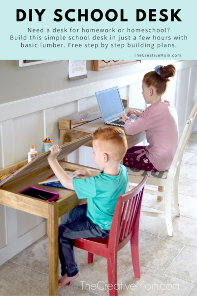 DIY School Desk - DIY School Desk -   18 diy Kids desk ideas