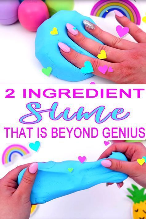 DIY 2 Ingredient Slime Recipe | How To Make Homemade No Glue or Borax Slime - DIY 2 Ingredient Slime Recipe | How To Make Homemade No Glue or Borax Slime -   18 diy Kids fun ideas