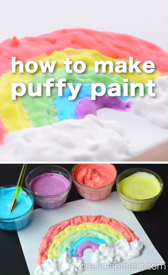 How to Make Puffy Paint - How to Make Puffy Paint -   18 diy Kids fun ideas
