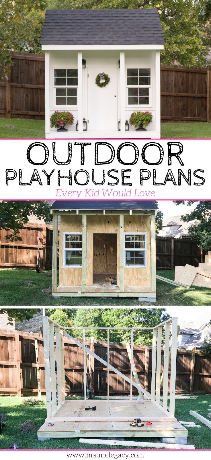 Outdoor Playhouse Plans | Home Design & Lifestyle | Jennifer Maune - Outdoor Playhouse Plans | Home Design & Lifestyle | Jennifer Maune -   18 diy Kids house ideas