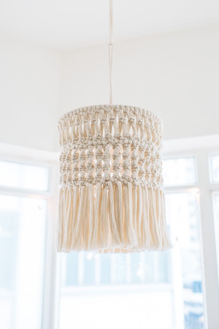 Make This Gorgeous DIY Macram? Chandelier! | Collective Gen - Make This Gorgeous DIY Macram? Chandelier! | Collective Gen -   18 diy Lamp boho ideas