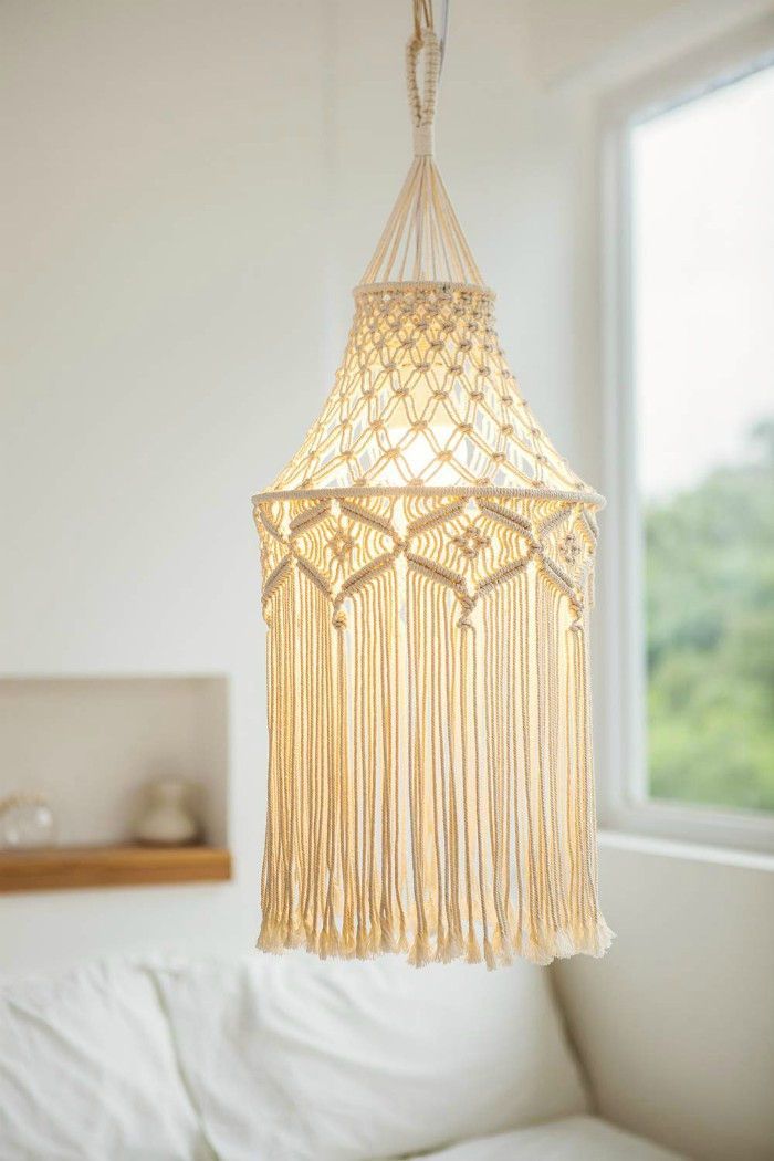 15 gorgeous pendant light ideas to brighten up your home - 15 gorgeous pendant light ideas to brighten up your home -   18 diy Lamp boho ideas