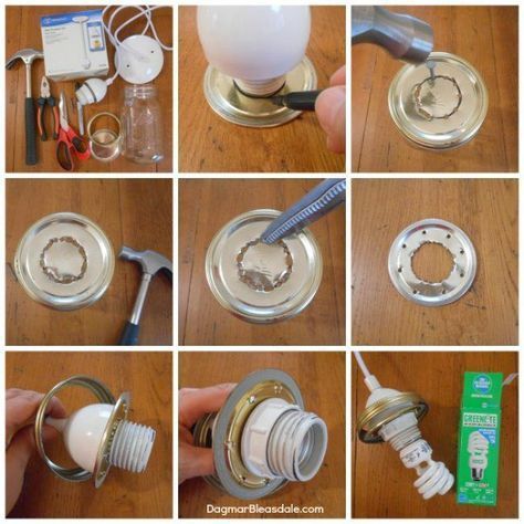 10 Minutes Mason Jar Pendant Lamp! - 10 Minutes Mason Jar Pendant Lamp! -   18 diy Lamp jar ideas